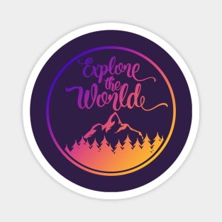 Explore the World Adventure Magnet